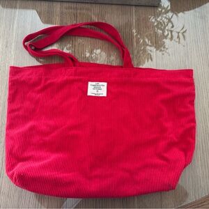 Sezane Red Tote Bag